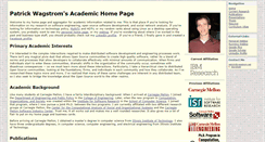 Desktop Screenshot of academic.patrick.wagstrom.net